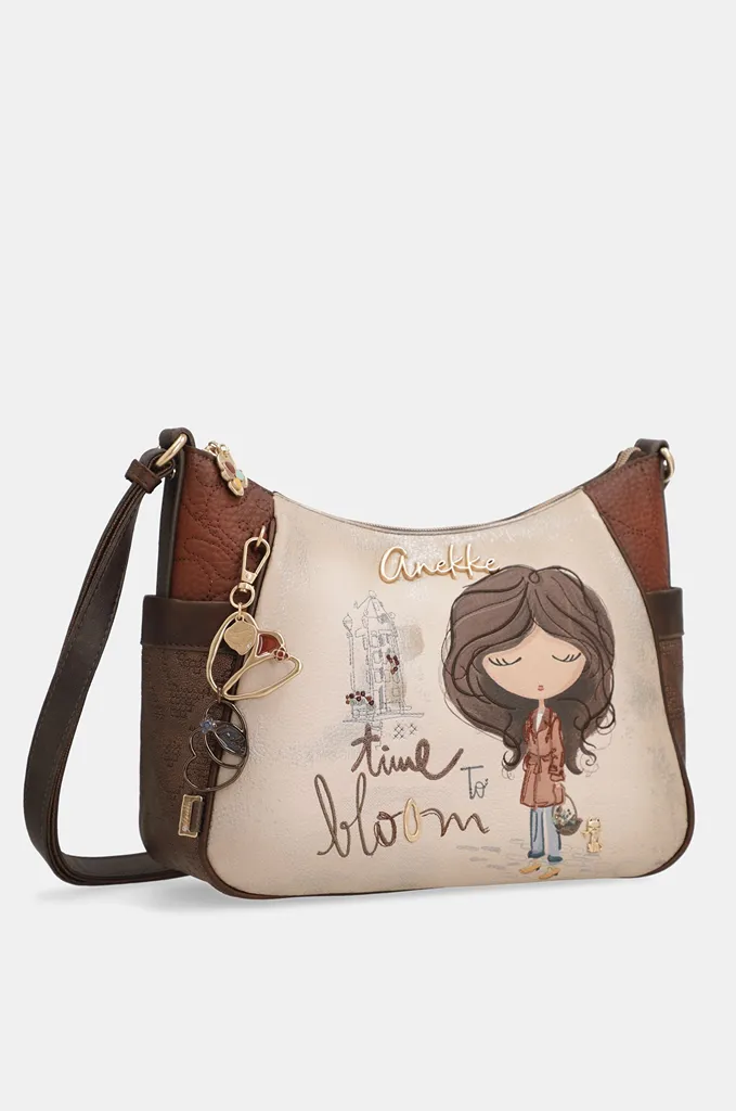 Bandolera grande ovalada Anekke Tulip