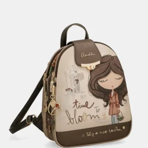 Mochila Anekke Tulip triple compartimento con broche