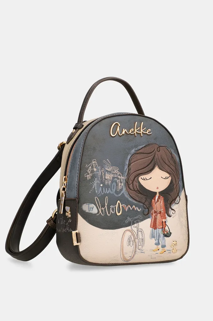 Mini mochila ovalada Anekke Tulip