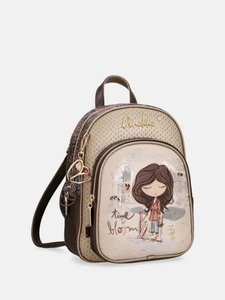 Mochila Anekke Tulip ovalada multicolor