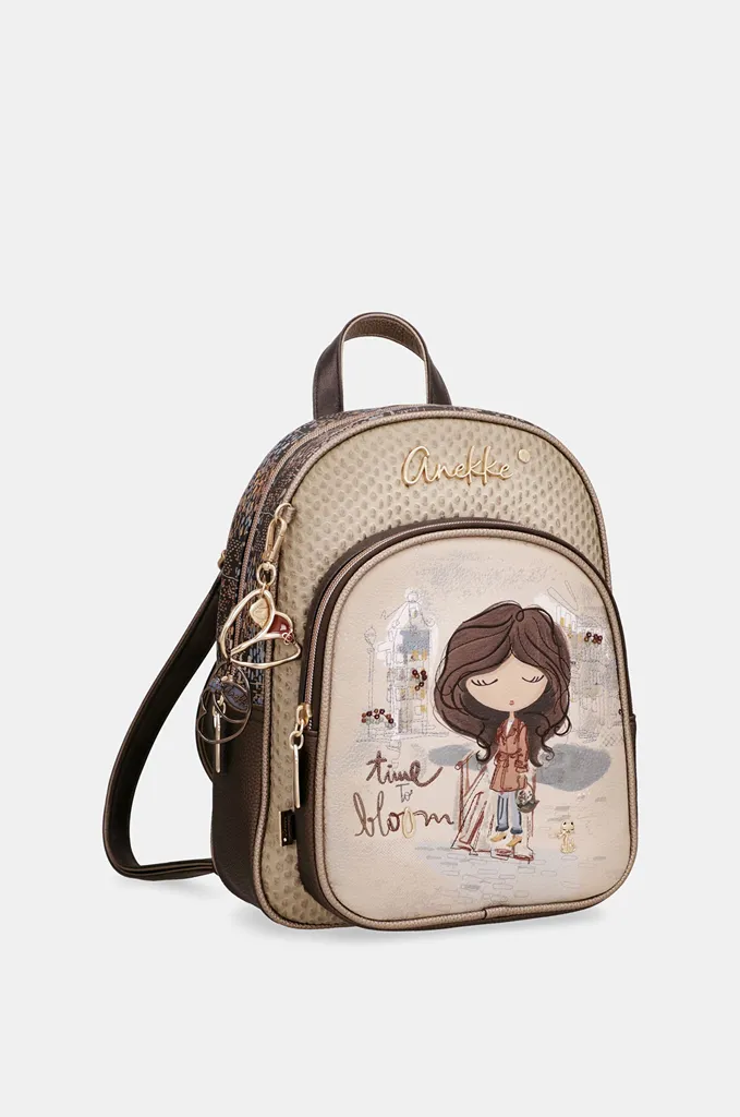 Mochila Anekke Tulip ovalada multicolor