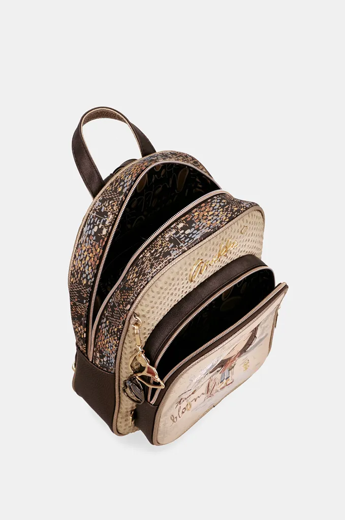 Mochila Anekke Tulip ovalada multicolor