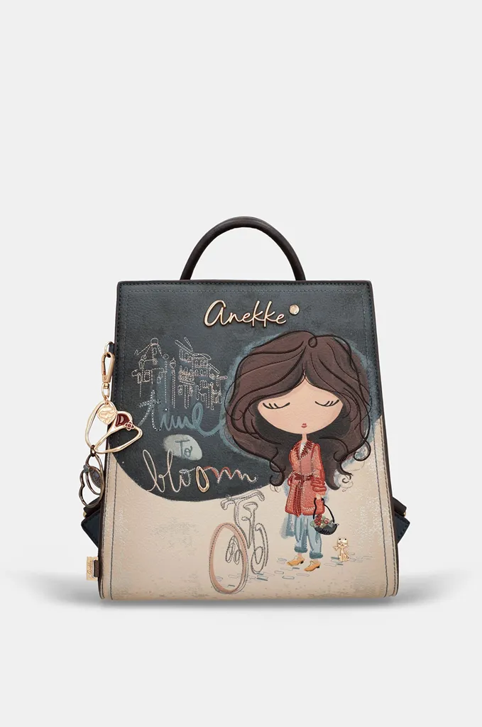 Mochila Anekke Tulip triple compartimento