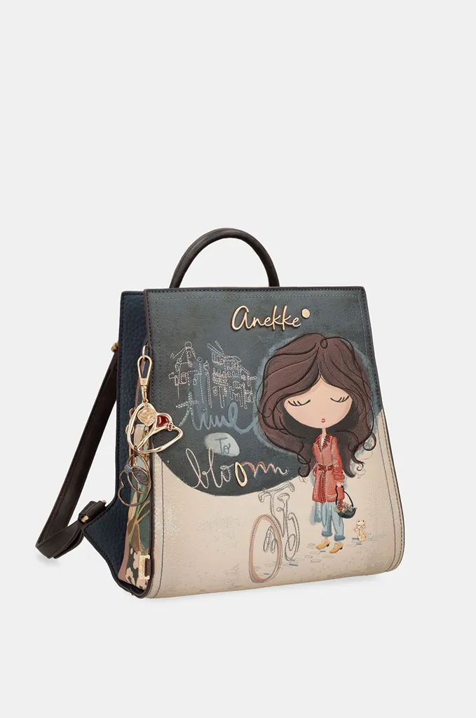 Mochila Anekke Tulip triple compartimento