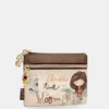Monedero plano Anekke Tulip con cremallera - Thumbnail Image 1