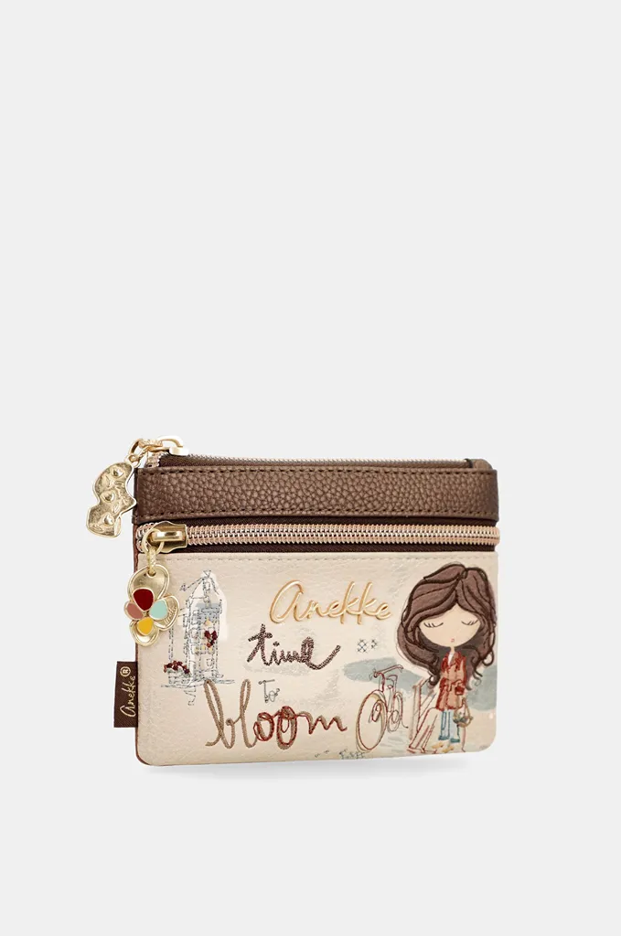 43709-002_2 Monedero plano Anekke Tulip con cremallera