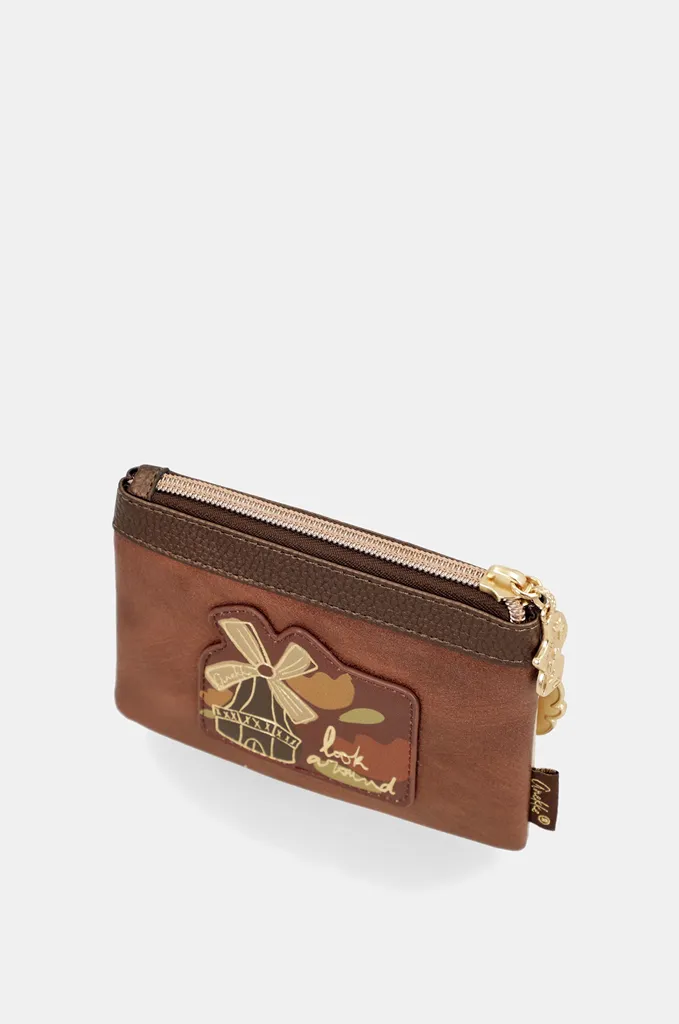 43709-002_5 Monedero plano Anekke Tulip con cremallera