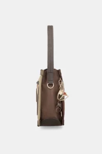 Bolso baguette Anekke Blossom burdeos con bandolera