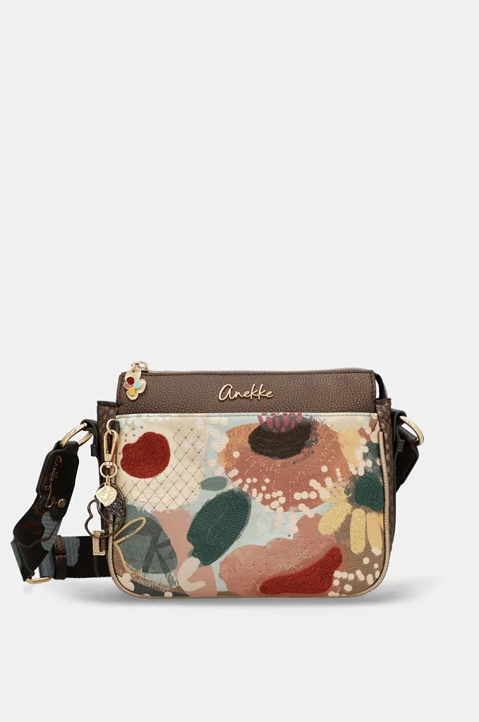 Bandolera compacta Anekke Blossom floral bordada
