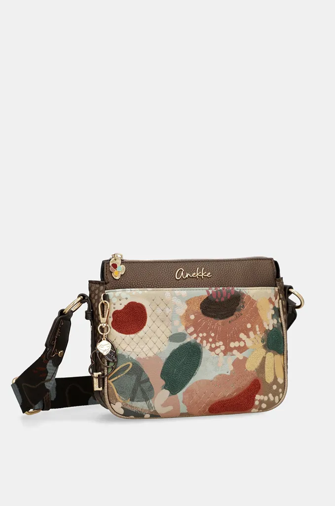 Bandolera compacta Anekke Blossom floral bordada