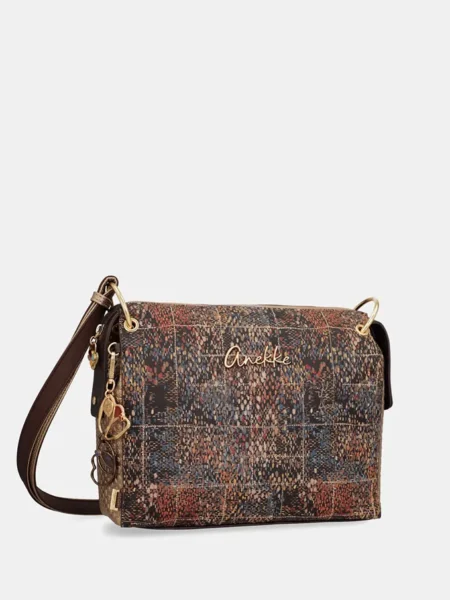 Bandolera mediana Anekke Blossom con estampado bordado