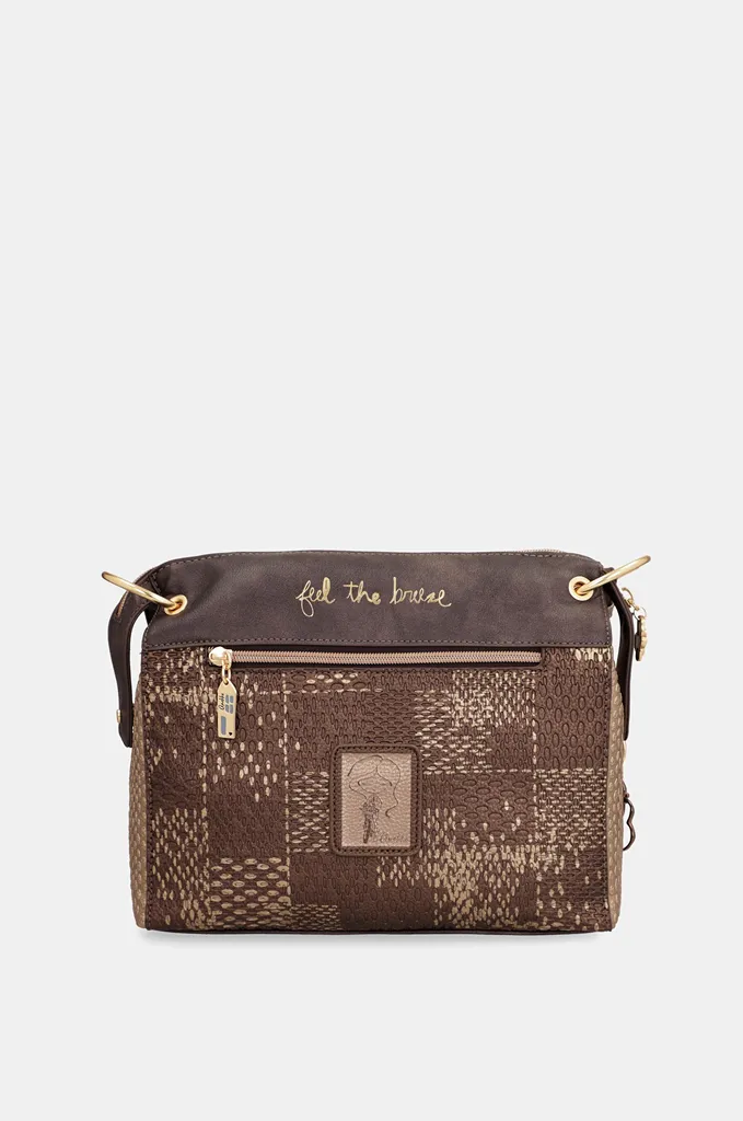 Bandolera mediana Anekke Blossom con estampado bordado