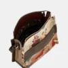 Bandolera Anekke Blossom mediana con bolsillo exterior