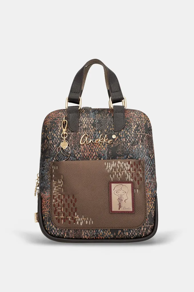 Mochila Anekke Blossom estampada