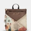 Mochila cuadrada Anekke Blossom floral acolchada