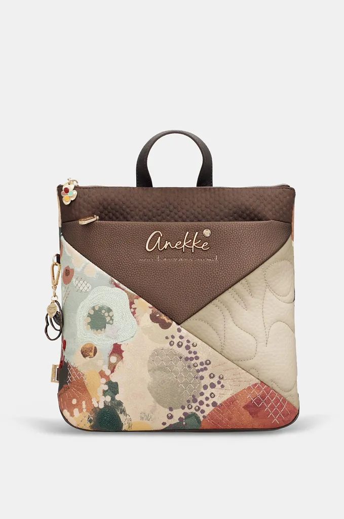 Mochila cuadrada Anekke Blossom floral acolchada