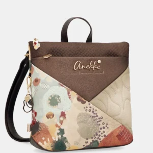 Mochila cuadrada Anekke Blossom floral acolchada