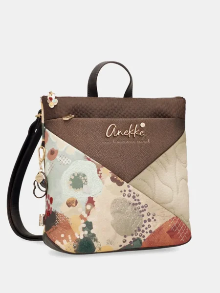 Mochila cuadrada Anekke Blossom floral acolchada