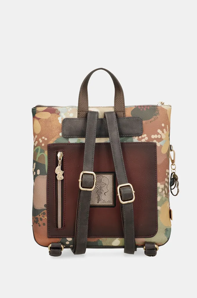 Mochila cuadrada Anekke Blossom floral acolchada