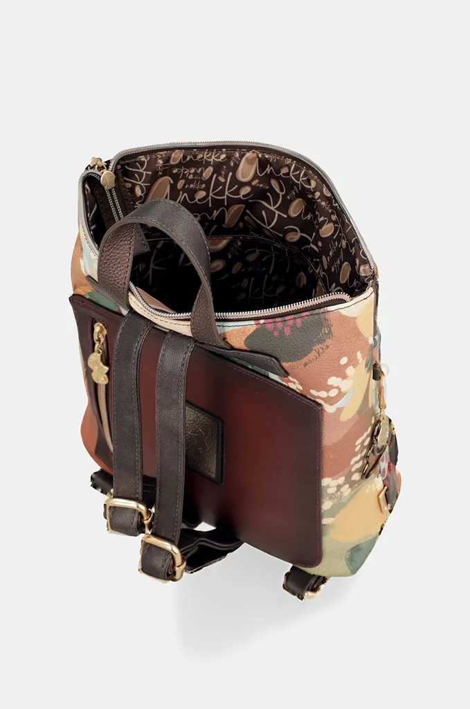 Mochila cuadrada Anekke Blossom floral acolchada