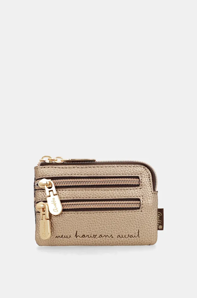 Monedero plano Anekke Blossom con cremallera