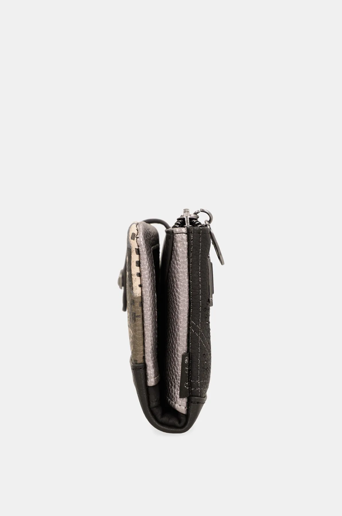 Billetero grande flexible Anekke Iron con tarjetero