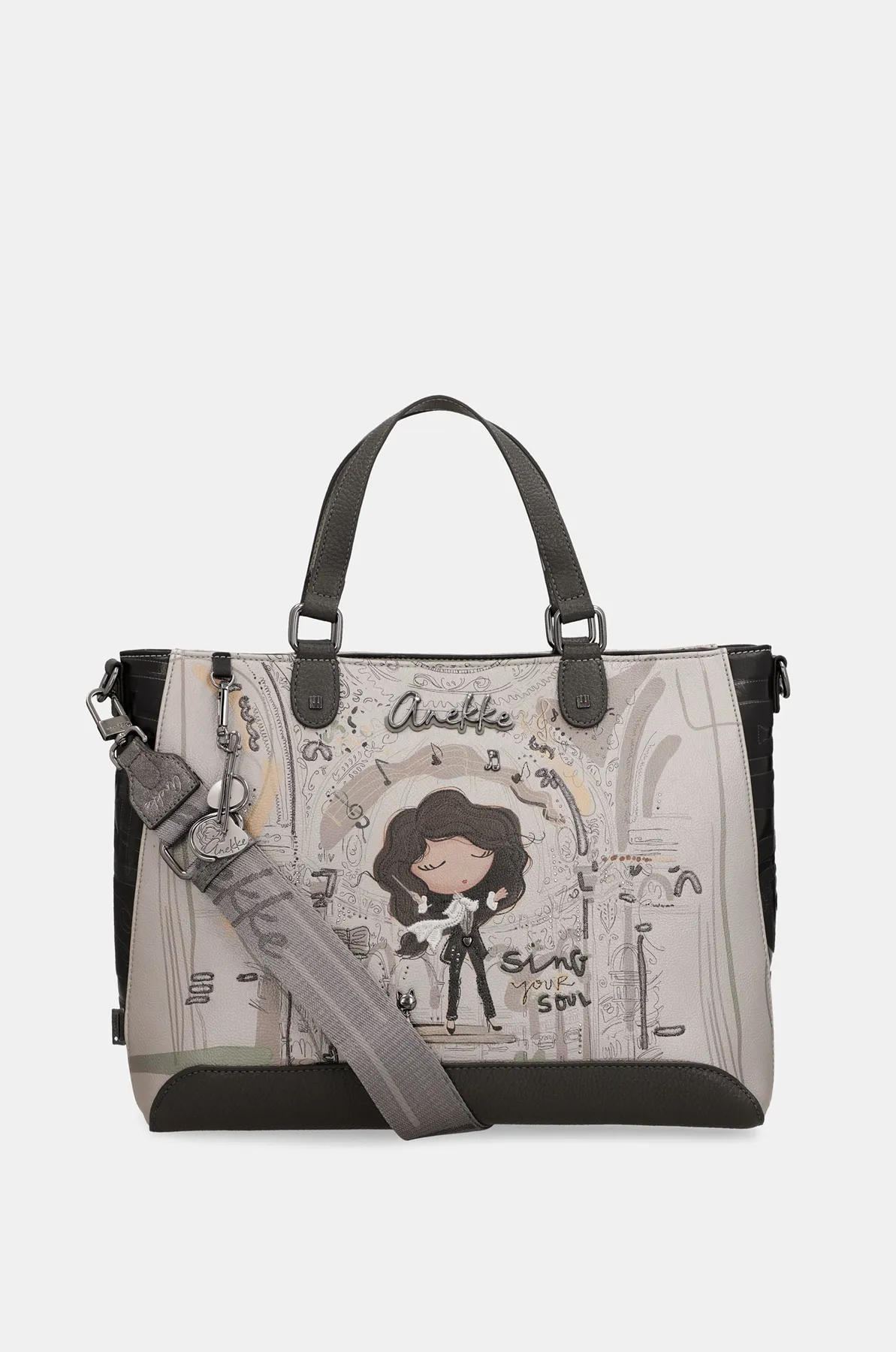 Bolso de mano grande Anekke Orchestra con bandolera