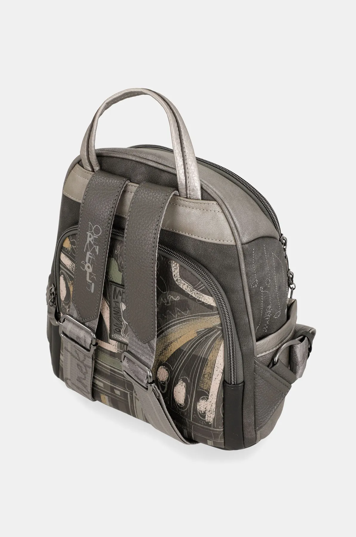 Mochila antirrobo Anekke Orchestra multicolor