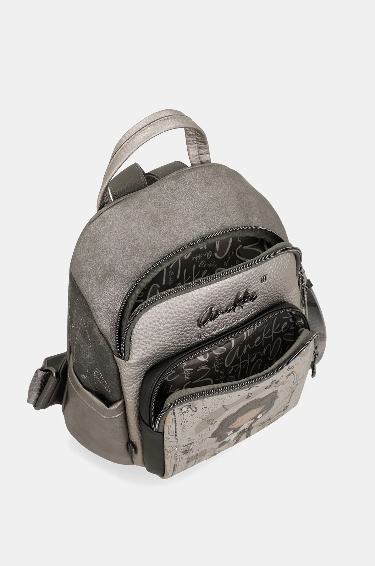 Mochila antirrobo Anekke Orchestra multicolor