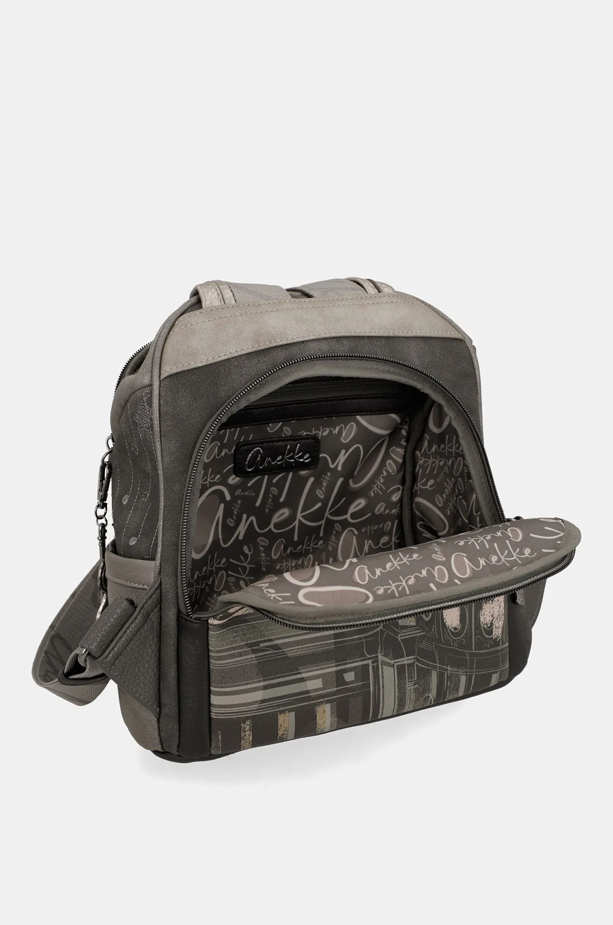 Mochila antirrobo Anekke Orchestra multicolor