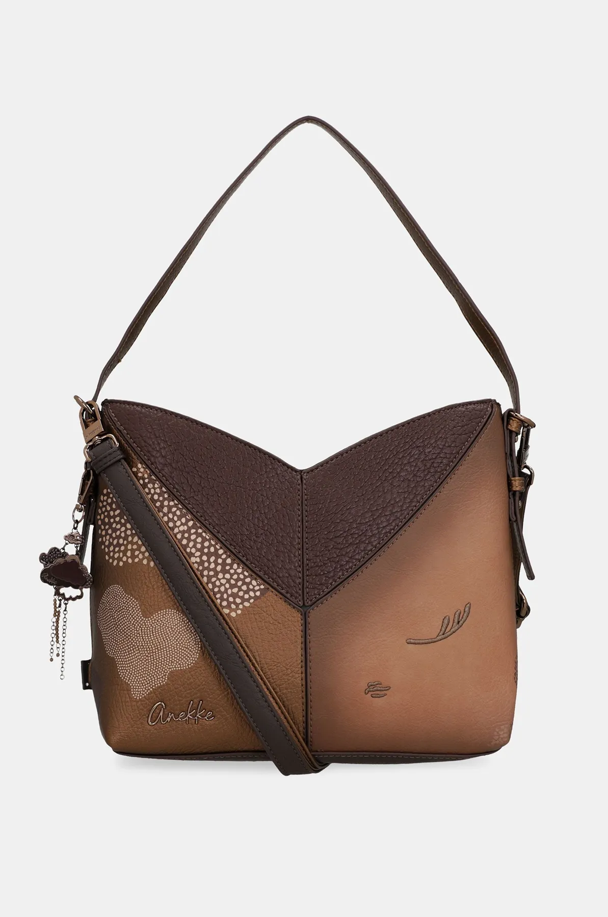 Bolso de hombro mediano Anekke Voyage