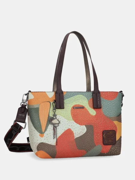 Bolso shopper Anekke Odyssey reversible grande multicolor