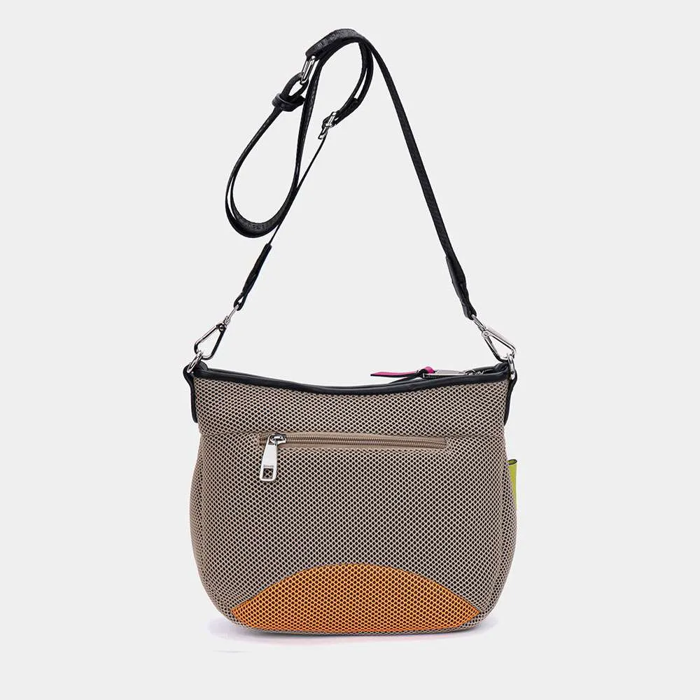 Bolso bandolera Binnari Rose Camel Orange