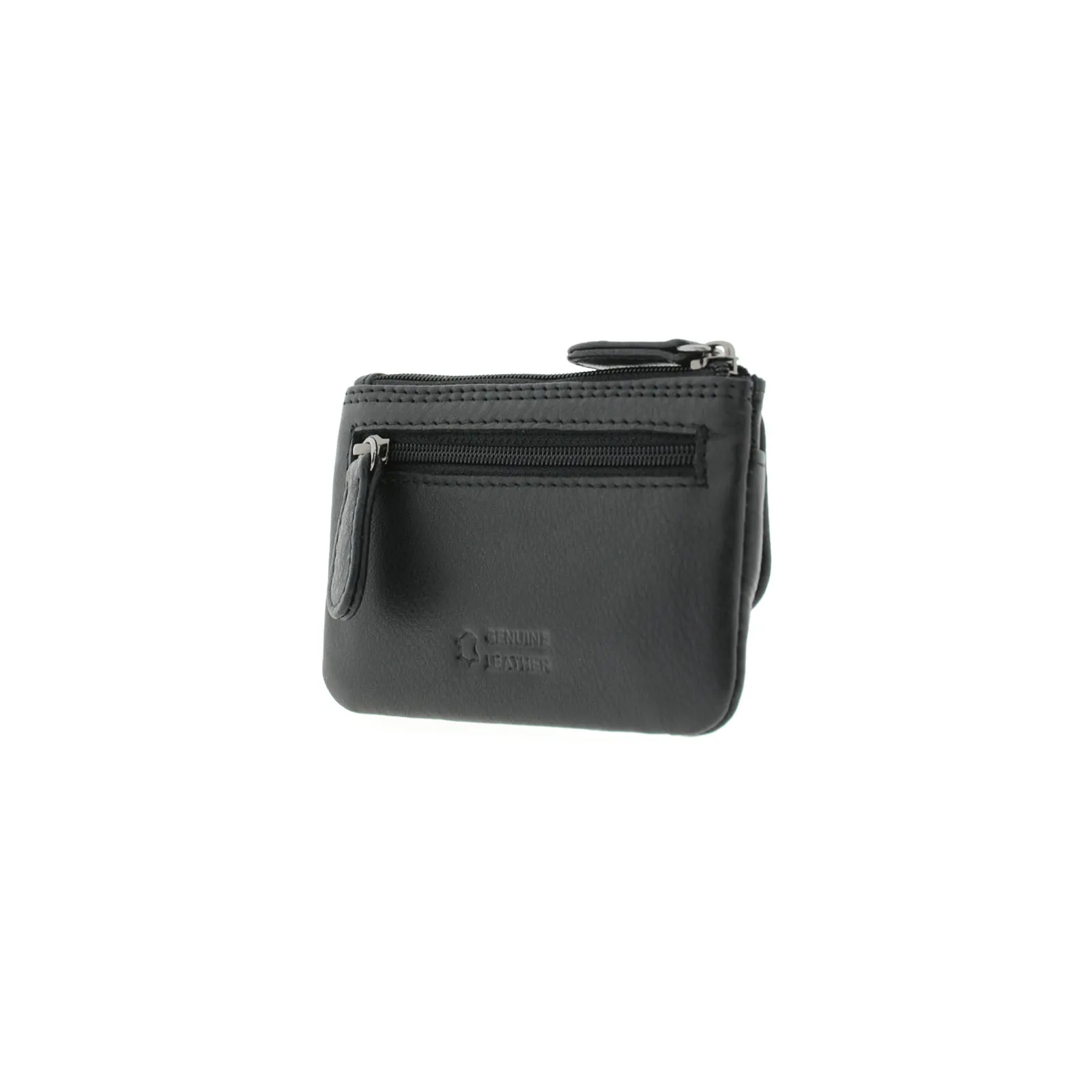 Monedero de piel con solapa