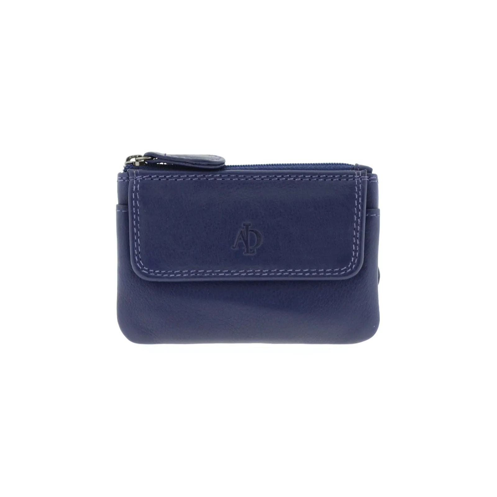 Monedero de piel con solapa