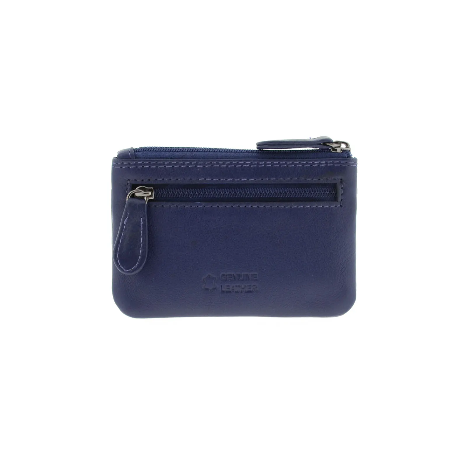 Monedero de piel con solapa