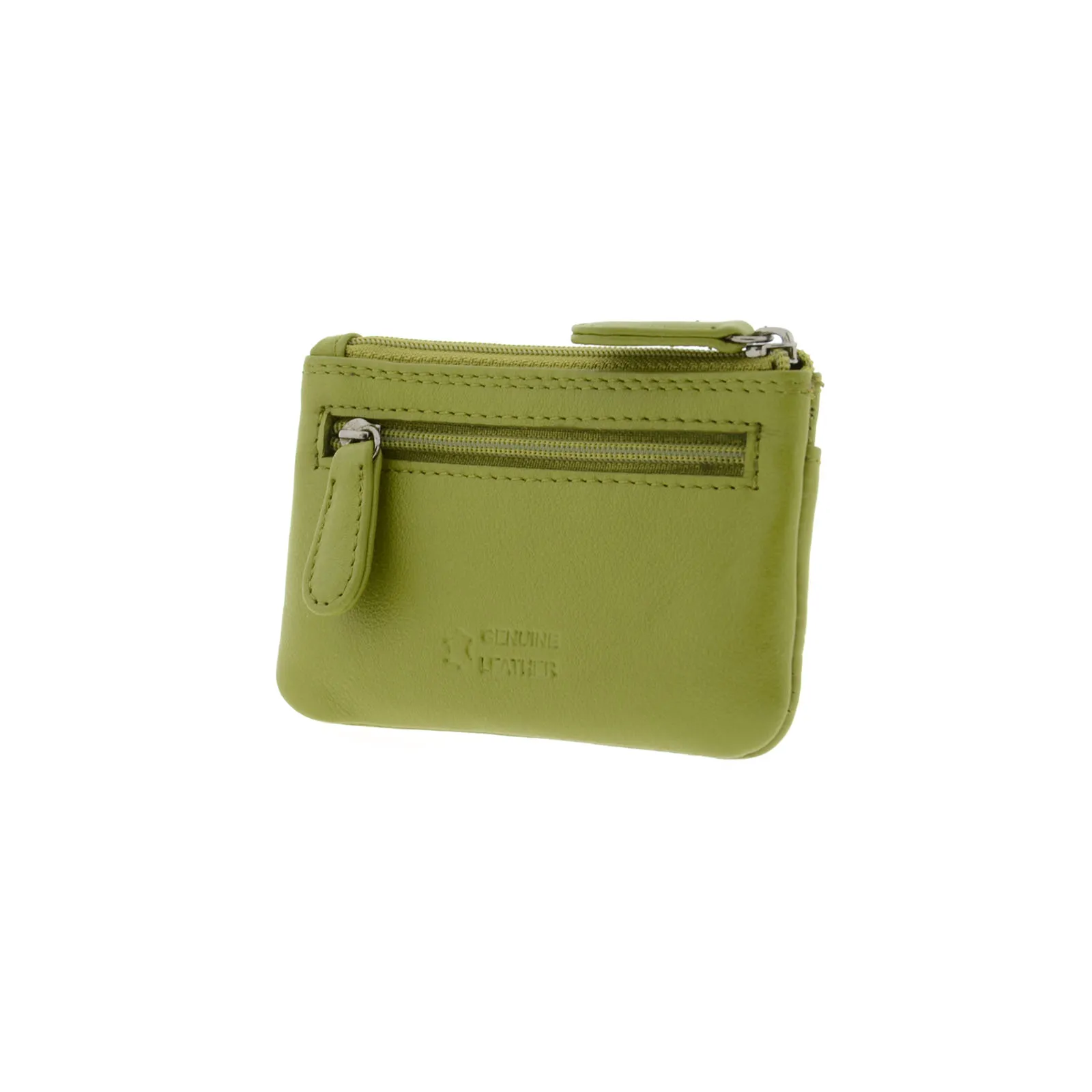 Monedero de piel con solapa