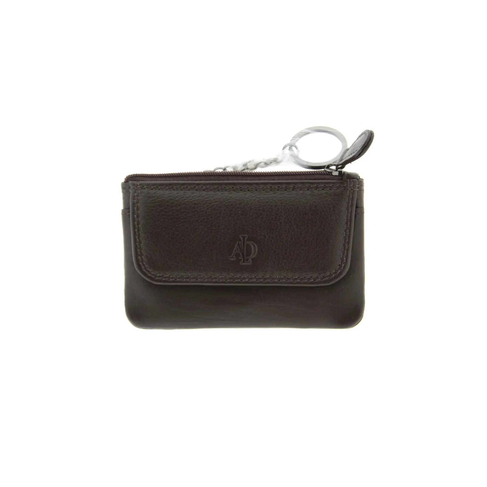 Monedero de piel con solapa