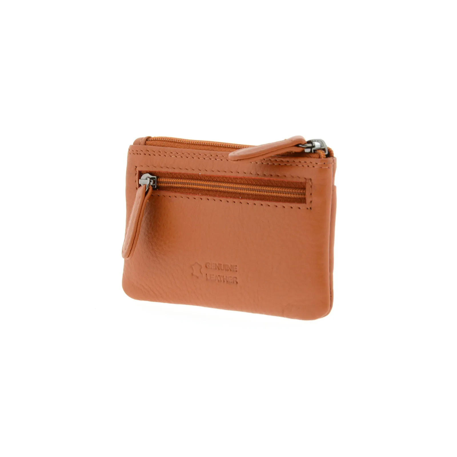 Monedero de piel con solapa