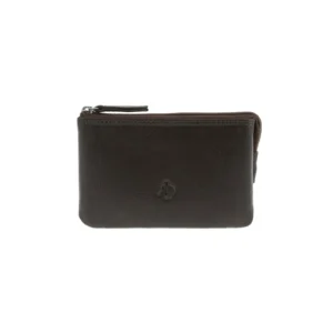 8051-2 Monedero de piel con tres compartimentos