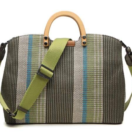 bolso asa madera Trendy Tulum / Green