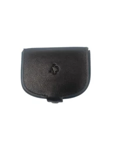 Monedero tacon negro con lengüeta