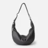 BOI3L_01_0 Bolso de hombro piel negro Bowie BIBA