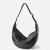 BOI3L_03_0 Bolso de hombro piel negro Bowie BIBA