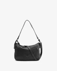Bolso de hombro piel negro Boston BIBA