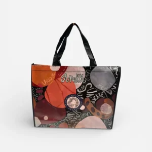Bolsa Shopper multicolor Anekke Colección Alma SS25 trasera