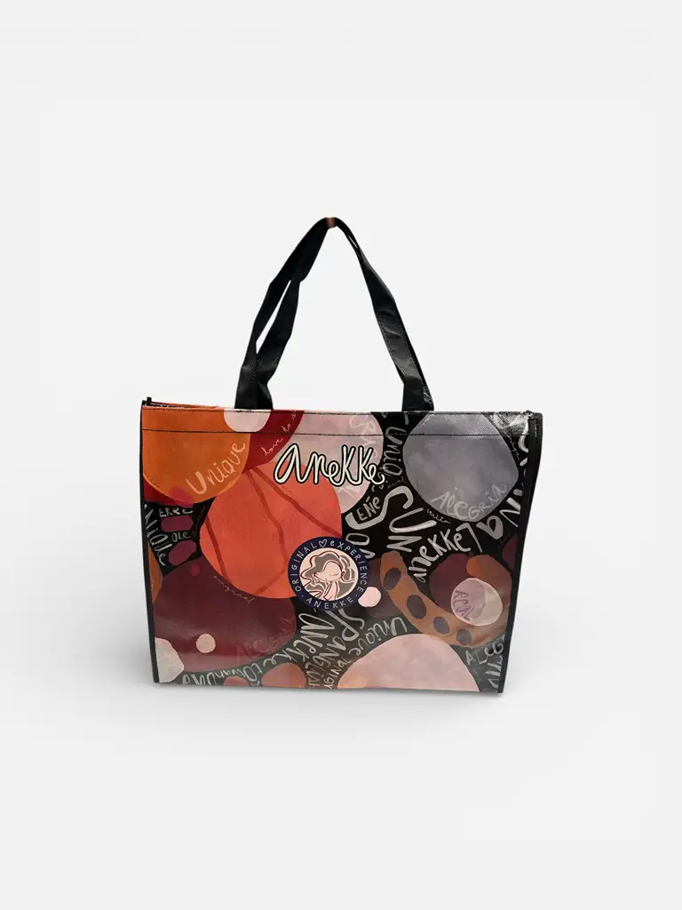 Bolsa Shopper multicolor Anekke Colección Alma SS25 trasera
