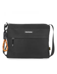 Bolso bandolera doble negra Lois Ellen