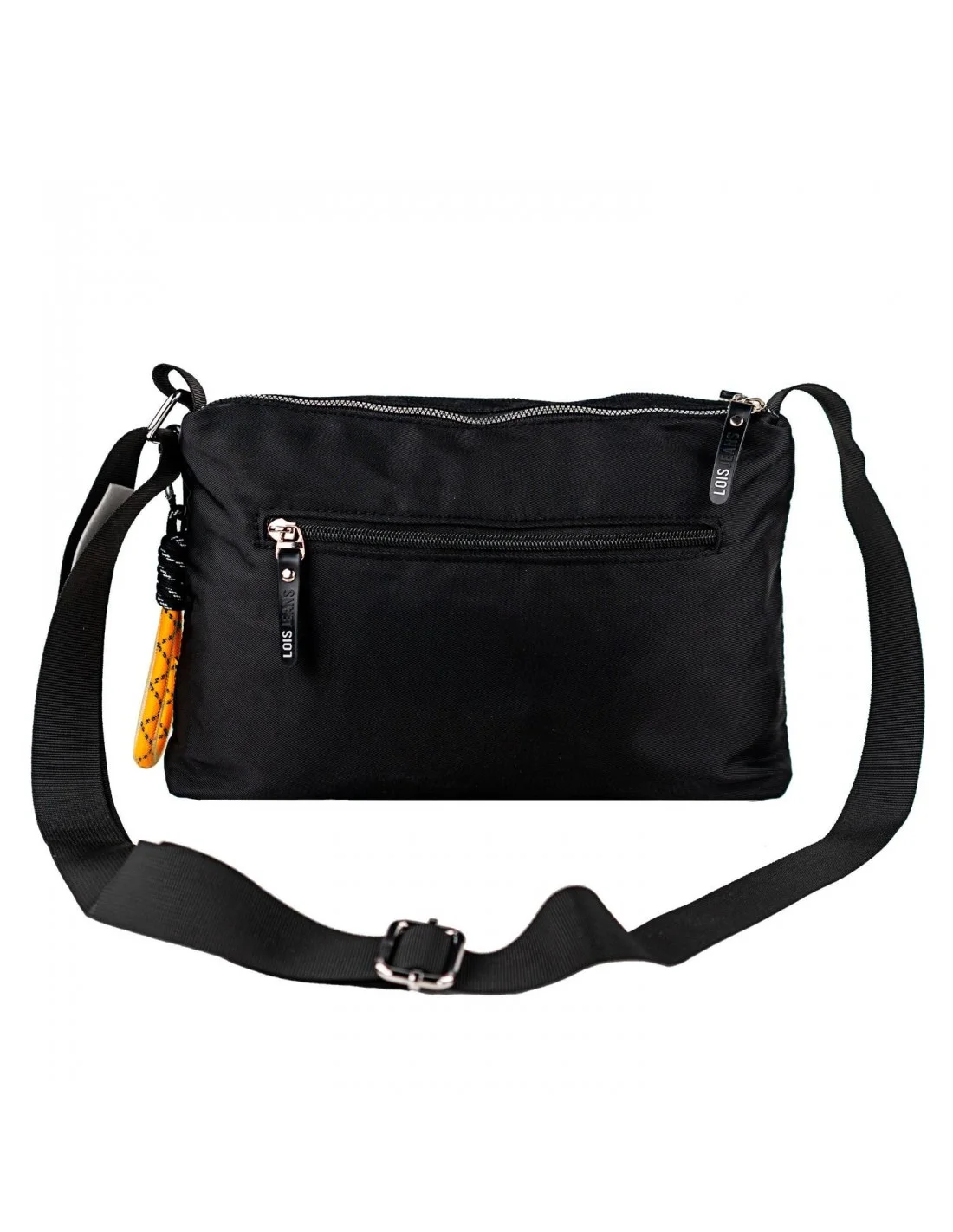Bolso bandolera doble negra Lois Ellen