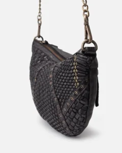 Bandolera de piel negro Carter BIBA